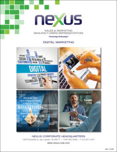 The nexus-now representative creating the cover of nexus digital marketing.